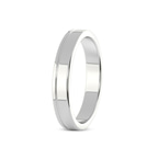 Platinum Forever Love Couple Rings her left