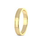 9ct Yellow Gold Forever Love Couple Rings her left