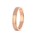 9ct Rose Gold Forever Love Couple Rings her left