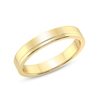 9ct Yellow Gold Forever Love Couple Rings her top