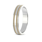 10kt Yellow Gold Irreplaceable Love Couple Rings left