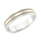 10kt Yellow Gold Irreplaceable Love Couple Rings top