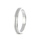 18kt White Gold Irreplaceable Love Couple Rings her left
