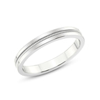 18kt White Gold Irreplaceable Love Couple Rings her top
