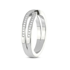 14kt White Gold Ardor Couple Rings (1/4 Ct. Tw.) her left