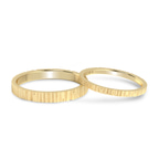 9ct Yellow Gold Classic His & Her Couple Rings front image