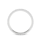 14kt White Gold Classic His & Her Couple Rings her right