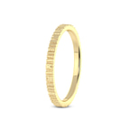 9ct Yellow Gold Classic His & Her Couple Rings her left