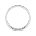14kt White Gold Endless Love Couple Rings right
