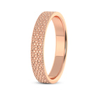 9ct Rose Gold Endless Love Couple Rings left