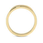 9ct Yellow Gold Love Bond Couple Rings (1/20 Ct. Tw.) right