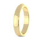 9ct Yellow Gold Love Bond Couple Rings (1/20 Ct. Tw.) left
