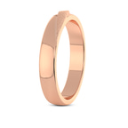 9ct Rose Gold Love Bond Couple Rings (1/20 Ct. Tw.) left
