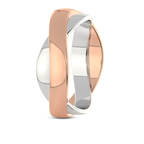 9ct Rose Gold Immortal Love Couple Rings left