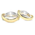 9ct Yellow Gold Immortal Love Couple Rings front image