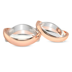 9ct Rose Gold Immortal Love Couple Rings front image