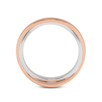 9ct Rose Gold Immortal Love Couple Rings her right