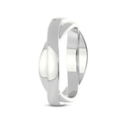 14kt White Gold Immortal Love Couple Rings her left