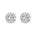 9ct Rose Gold Mriya Love Solitaire Lab Diamond Earrings front image