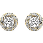 14kt Yellow Gold Luxe Lab Diamond Stud Earrings front image