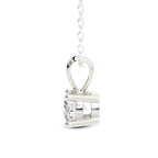 5.01 ct. oval Martina Solitaire Pendant in platinum side image