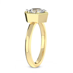 9ct Yellow Gold Spectra solitaire Lab Diamond Ring standing product image one