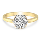 18ct Yellow Gold Malissa Solitaire Lab Diamond Ring front image