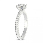 14kt White Gold Sansa Solitaire Lab Diamond Ring standing product image one