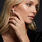 2.99 ct. oval Arielle Solitaire Ring in 10kt white gold model image