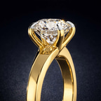 18kt Rose Gold Arielle Solitaire Lab Diamond Ring color product image one