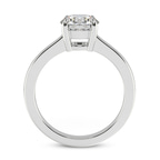 4.29 Ct PEAR Cut Demi Four Prong Lab Diamond Ring in 10kt White Gold right