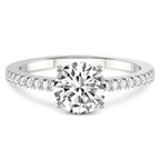 Platinum Jia Secret Double Halo Eternity Lab Diamond Ring front image