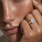 1.49 ct. cushion Allen Solitaire Ring in 14kt yellow gold model image