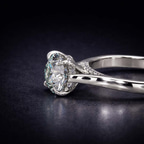 1.39 ct. marquise Elsa Solitaire Ring in 10kt yellow gold color product image one