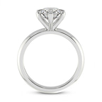 14kt White Gold Alora Six Prong Solitaire Lab Diamond Ring side right image one