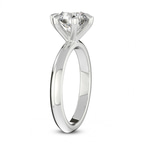 14kt White Gold Alora Six Prong Solitaire Lab Diamond Ring standing product image one