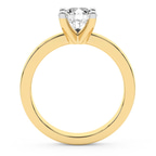 18kt Yellow Gold Jannel Tapering Solitaire Lab Diamond Ring side right image one