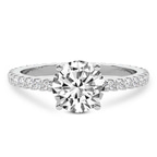 14kt White Gold Claire Full Eternity Lab Diamond Ring front image