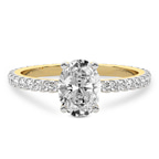 18ct Yellow Gold Claire Full Eternity Lab Diamond Ring front image