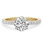 18kt Yellow Gold Emily Eternity Lab Diamond Ring front image