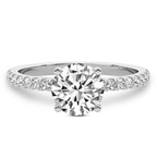 14ct White Gold Venetia Half Eternity Lab Diamond Ring front image