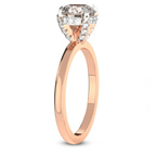 1.49 ct. cushion Lyla Solitaire Ring in 10kt rose gold standing product image one