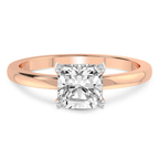 1.49 ct. cushion Lyla Solitaire Ring in 10kt rose gold front image
