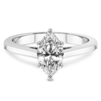 2.73 ct. marquise Siran Halo Ring in platinum front image