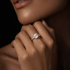 2.73 ct. marquise Eloise Knife Edge Ring in 18kt yellow gold model image