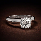 2.73 ct. marquise Eloise Knife Edge Ring in 18kt yellow gold color product image one