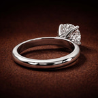 2.73 ct. marquise Eloise Knife Edge Ring in 18kt yellow gold color product image two