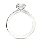 14kt White Gold Cynthia Split Shank Lab Diamond Ring side right image one