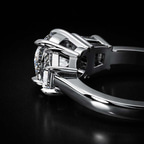 1.39 ct. marquise Dianna Side Trapezium Ring in 10kt rose gold color product image two