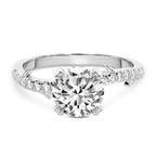 Platinum Phoebe Twigs Lab Diamond Ring front image